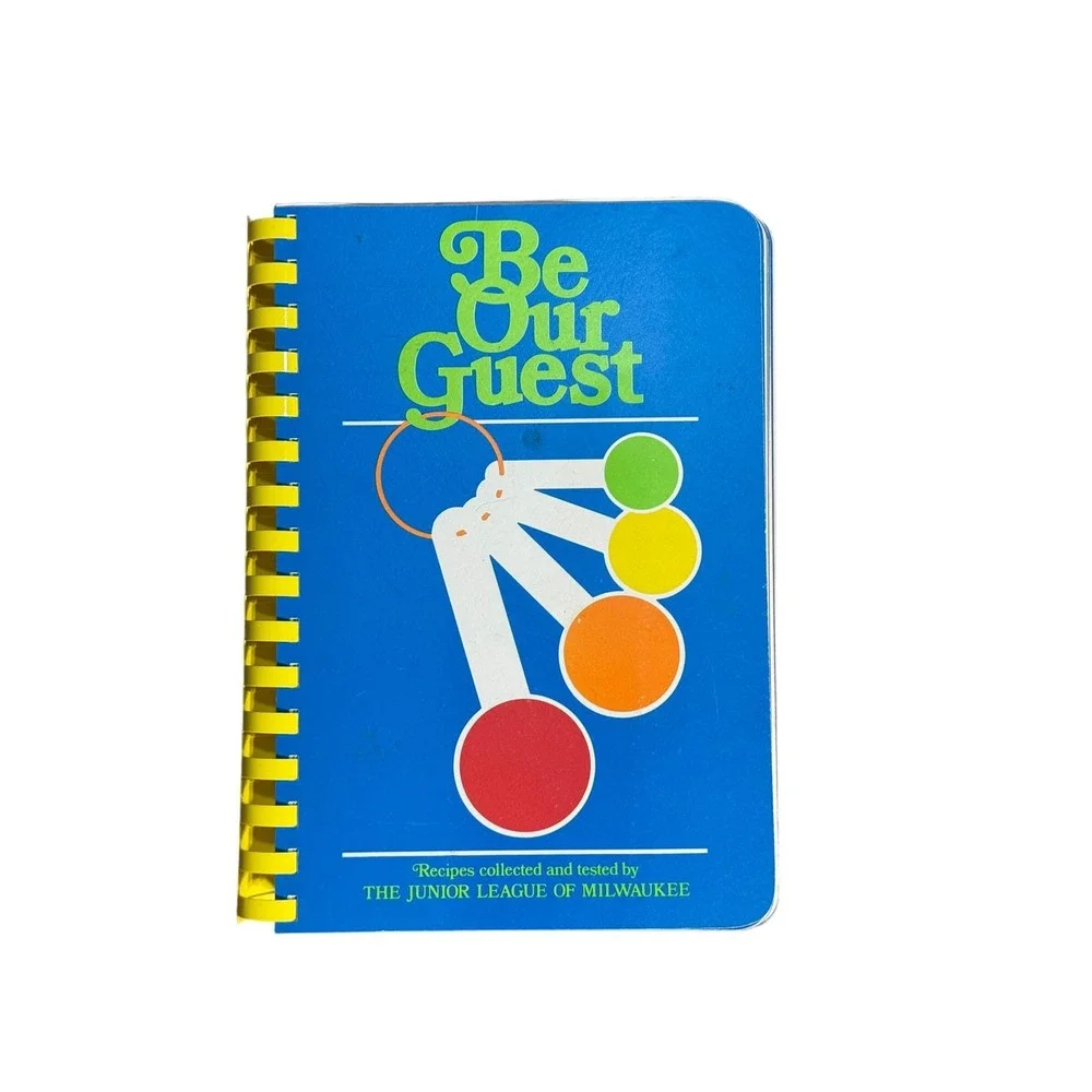 Vintage spiral bound cookbook recipe collection Junior League Milwaukee 1976